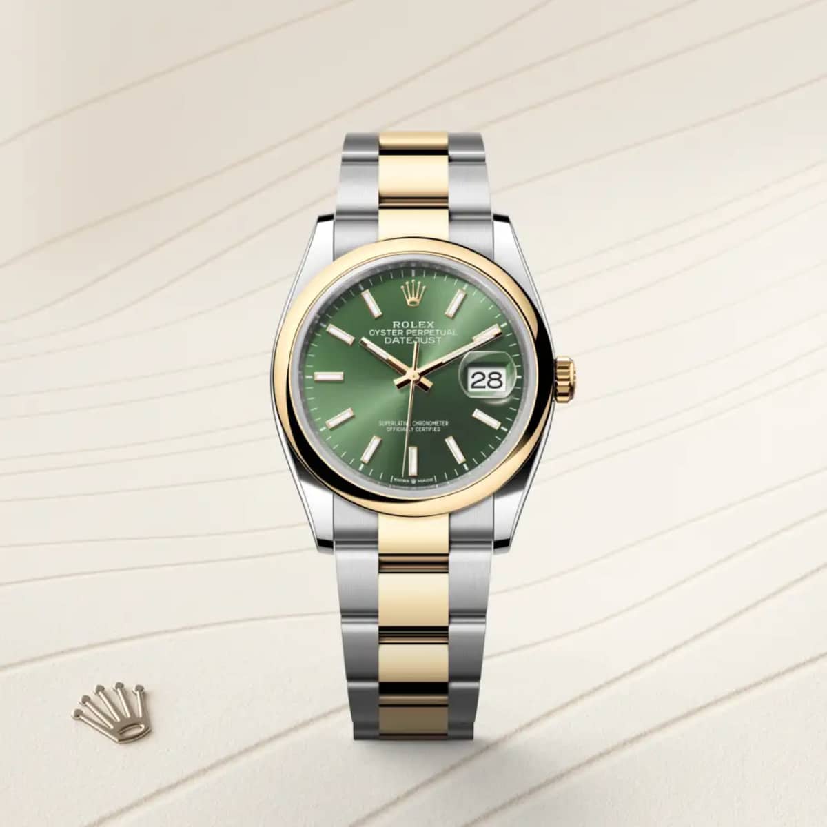 Rolex Datejust 36
in Yellow Rolesor - combination of Oystersteel and yellow gold, M126203-0058 - Bucherer