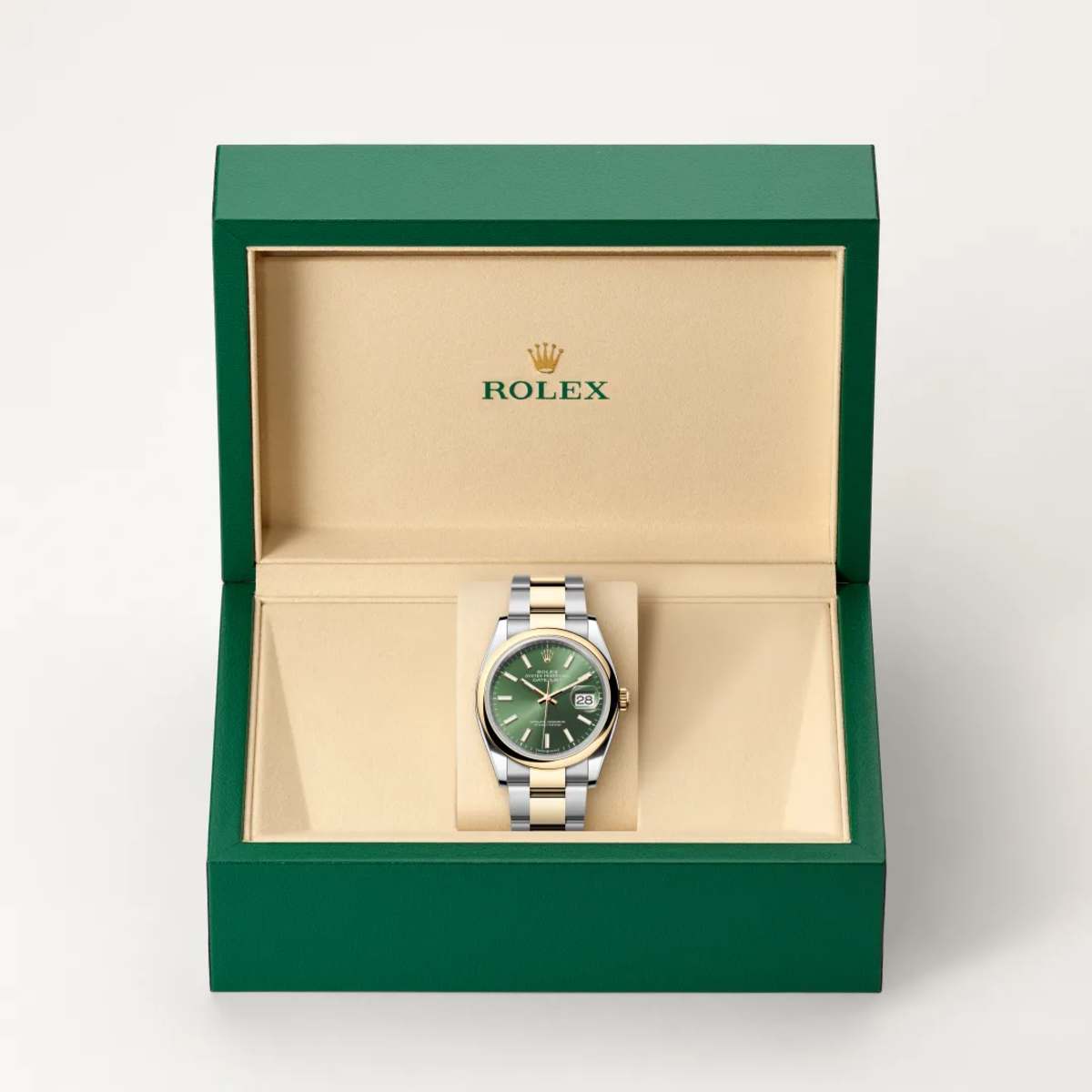 Rolex Datejust 36
in Yellow Rolesor - combination of Oystersteel and yellow gold, M126203-0058 - Bucherer