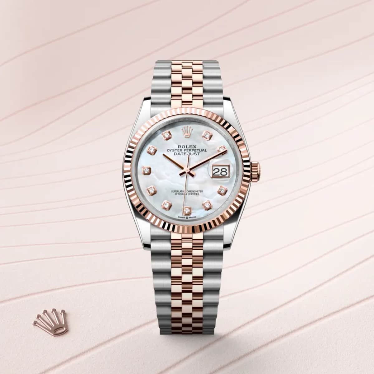 Rolex Datejust 36 in Everose Rolesor - combination of Oystersteel and Everose gold, M126231-0021 - Bucherer