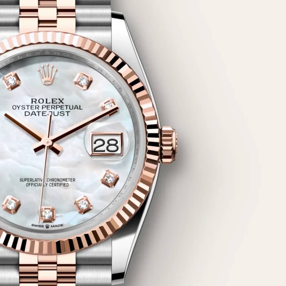 Rolex Datejust 36 in Everose Rolesor - combination of Oystersteel and Everose gold, M126231-0021 - Bucherer