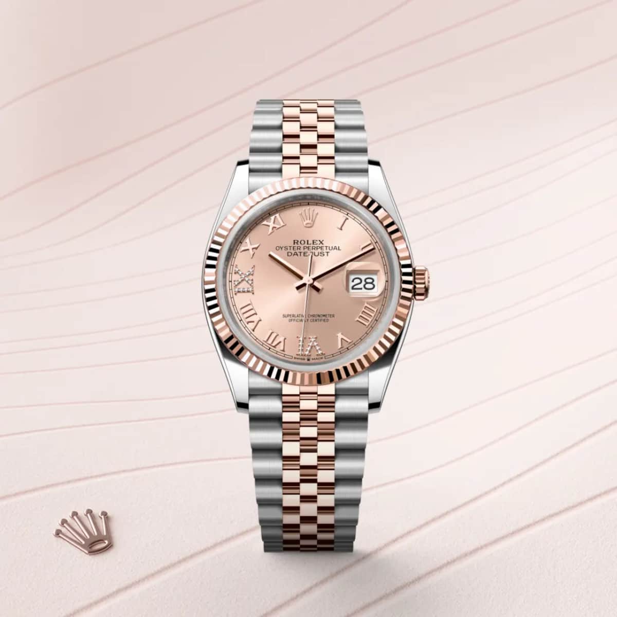 Rolex Datejust 36 in Everose Rolesor - combination of Oystersteel and Everose gold, M126231-0027 - Bucherer