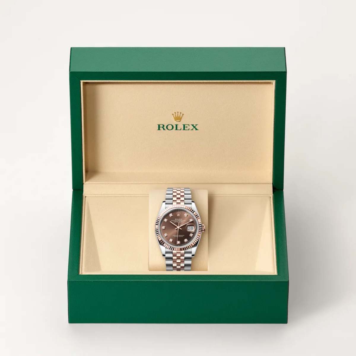 Rolex Datejust 36
in Everose Rolesor - combination of Oystersteel and Everose gold, M126231-0053 - Bucherer