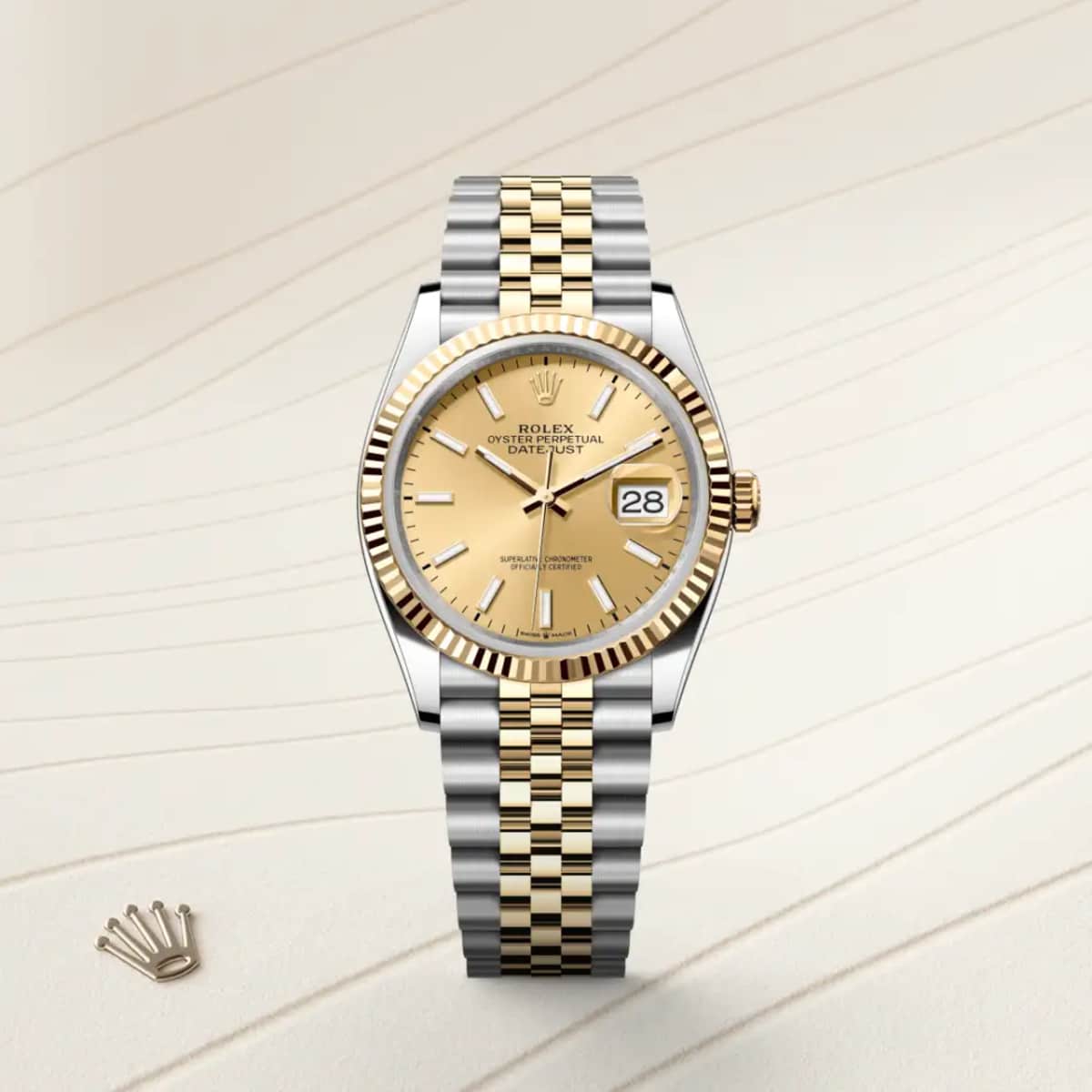 Rolex Datejust
in Yellow Rolesor - combination of Oystersteel and yellow gold, M126233-0015 - Bucherer