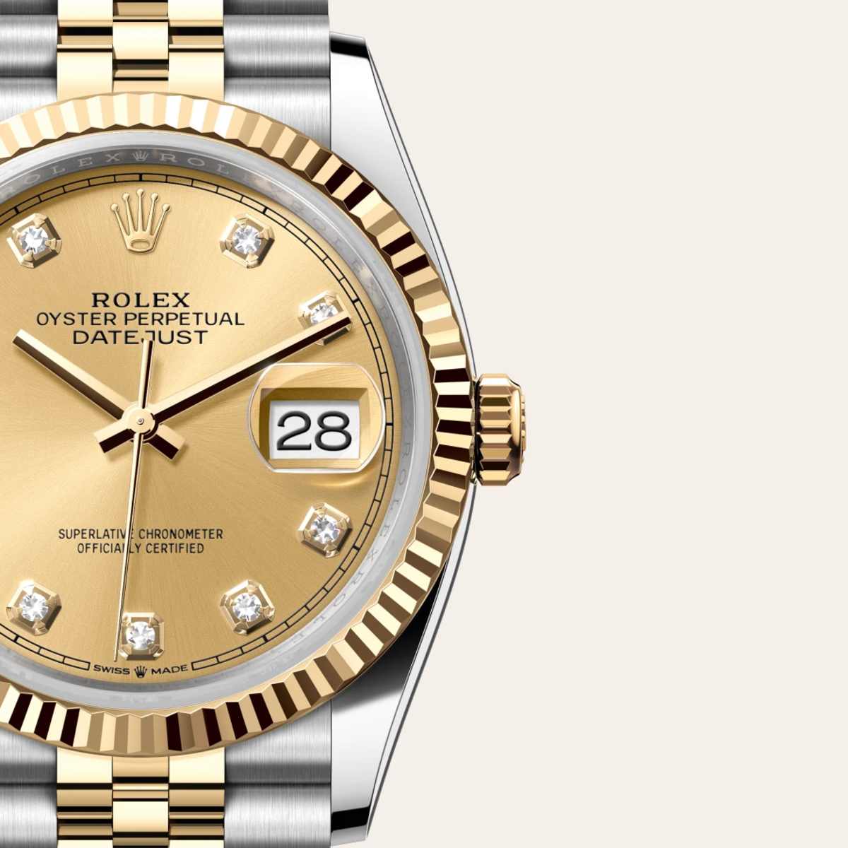 Rolex Datejust
in Yellow Rolesor - combination of Oystersteel and yellow gold, M126233-0017 - Bucherer