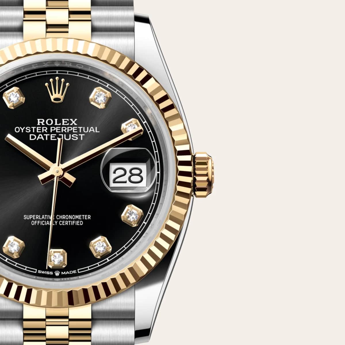 Rolex Datejust
in Yellow Rolesor - combination of Oystersteel and yellow gold, M126233-0021 - Bucherer