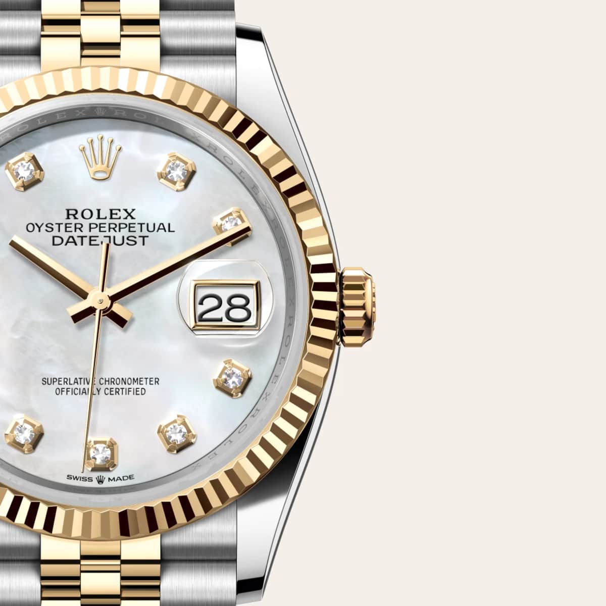 Rolex Datejust
in Yellow Rolesor - combination of Oystersteel and yellow gold, M126233-0023 - Bucherer