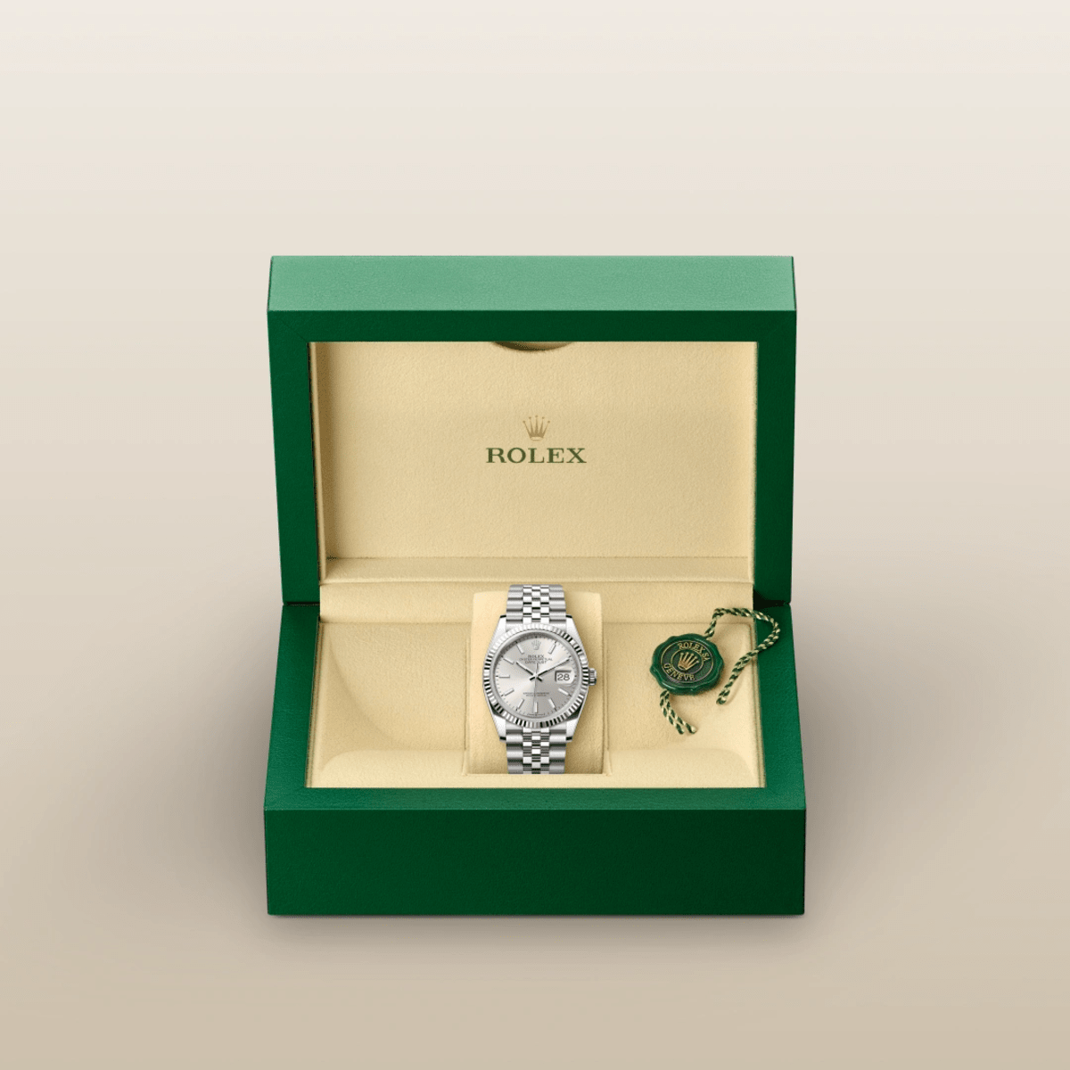 Rolex Datejust 36 in Rolesor weiß (Kombination aus Edelstahl Oystersteel und Weißgold), M126234-0013 - Bucherer