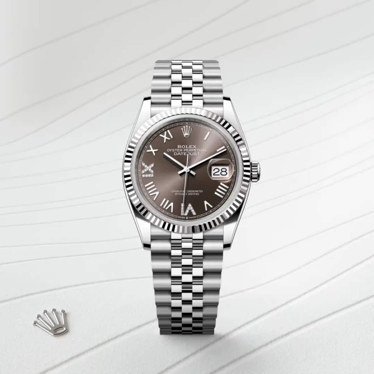 Rolex Datejust 36
in White Rolesor - combination of Oystersteel and white gold, M126234-0071 - Bucherer