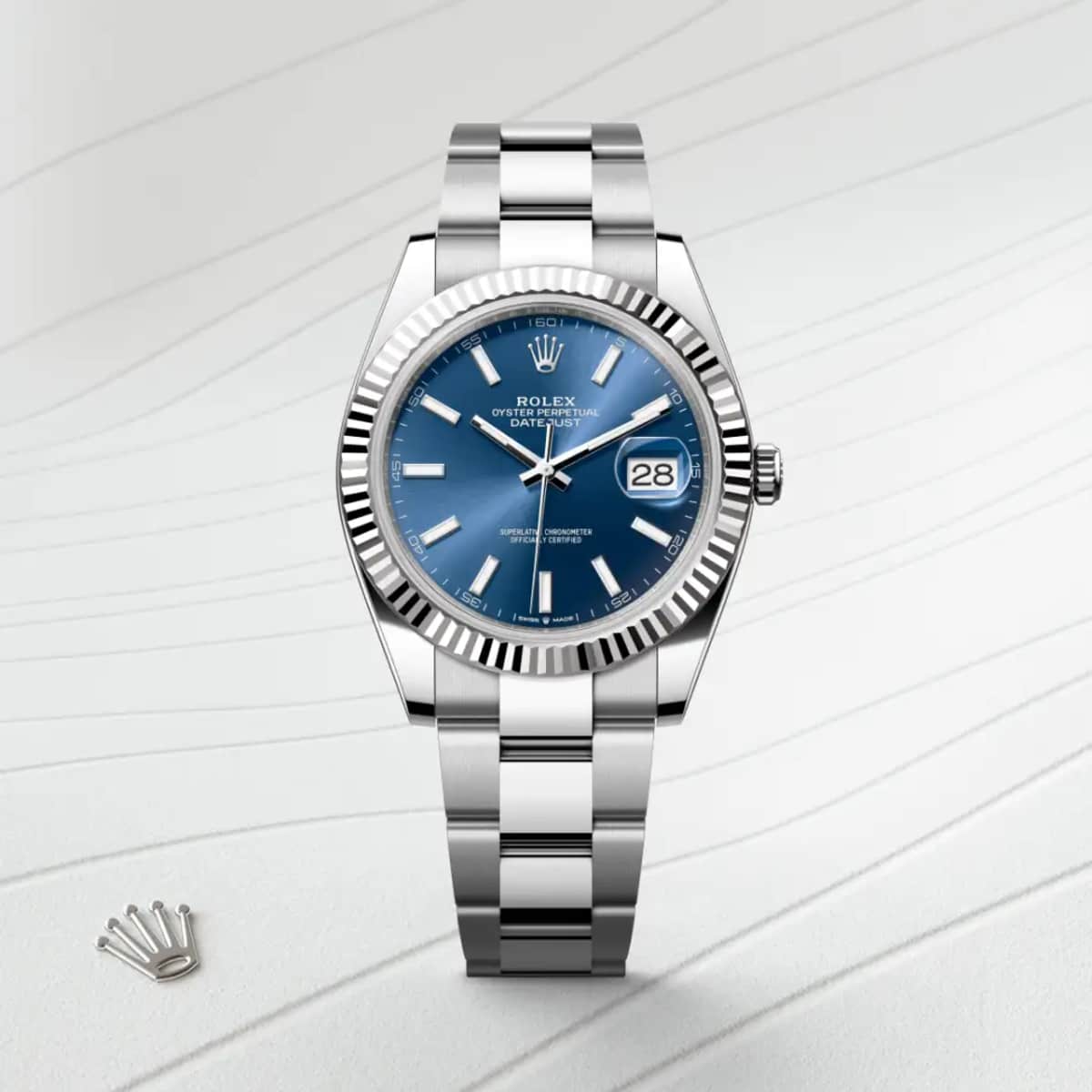 Rolex Datejust 41 in White Rolesor - combination of Oystersteel and white gold, M126334-0001 - Bucherer