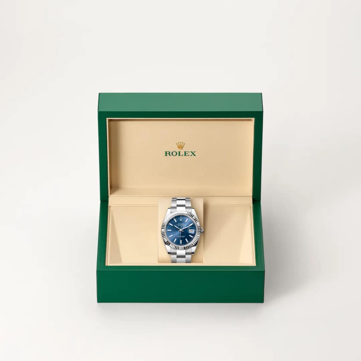 Rolex Datejust 41 in White Rolesor - combination of Oystersteel and white gold, M126334-0001 - Bucherer