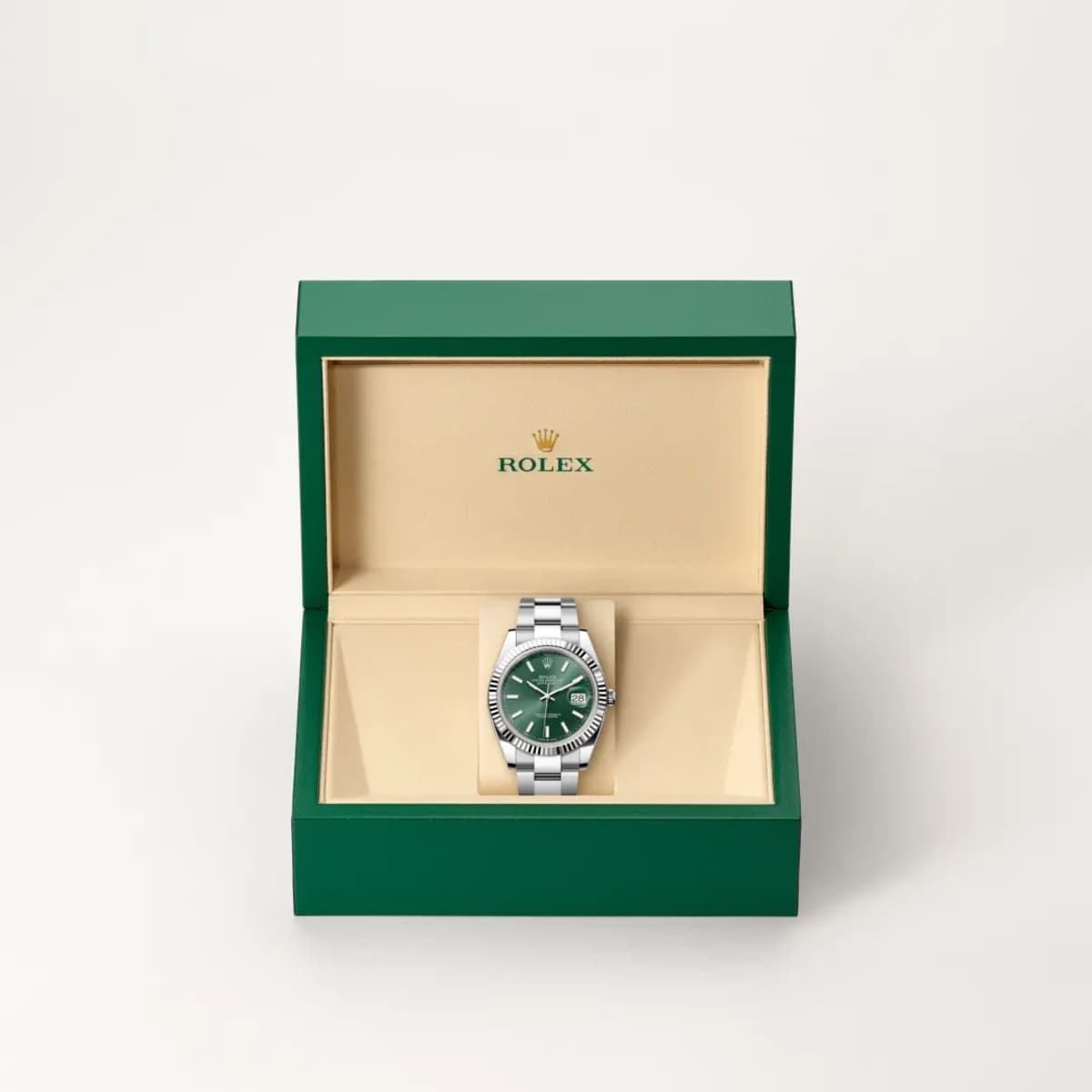 Rolex Datejust 41 in White Rolesor - combination of Oystersteel and white gold, M126334-0027 - Bucherer