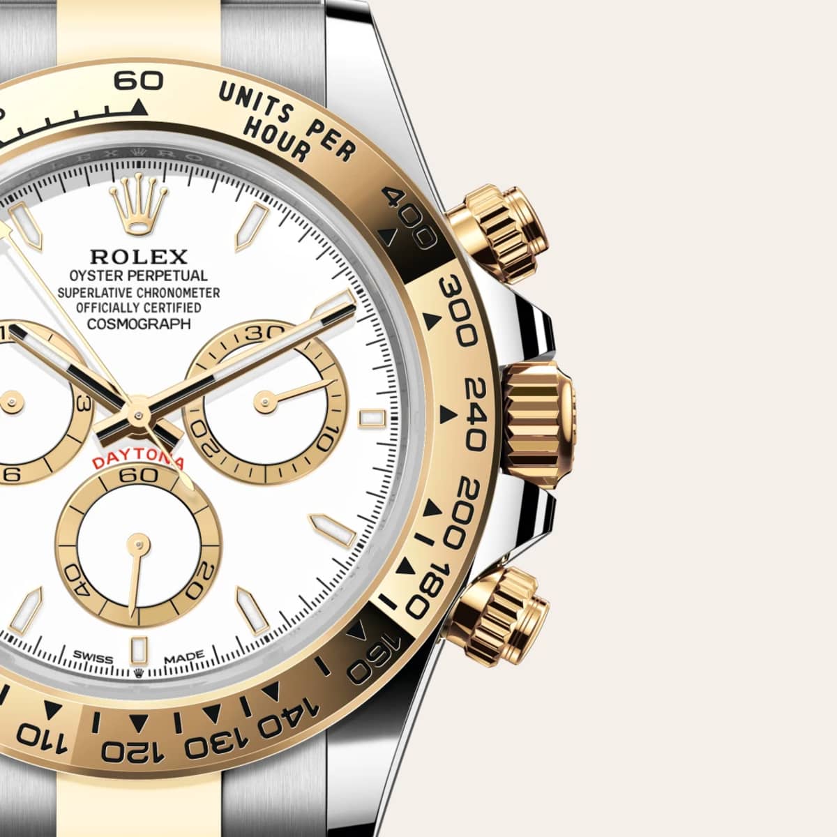 Rolex Cosmograph Daytona Rolesor Gg
 in Yellow Rolesor - combination of Oystersteel and yellow gold, M126503-0001 - Bucherer
