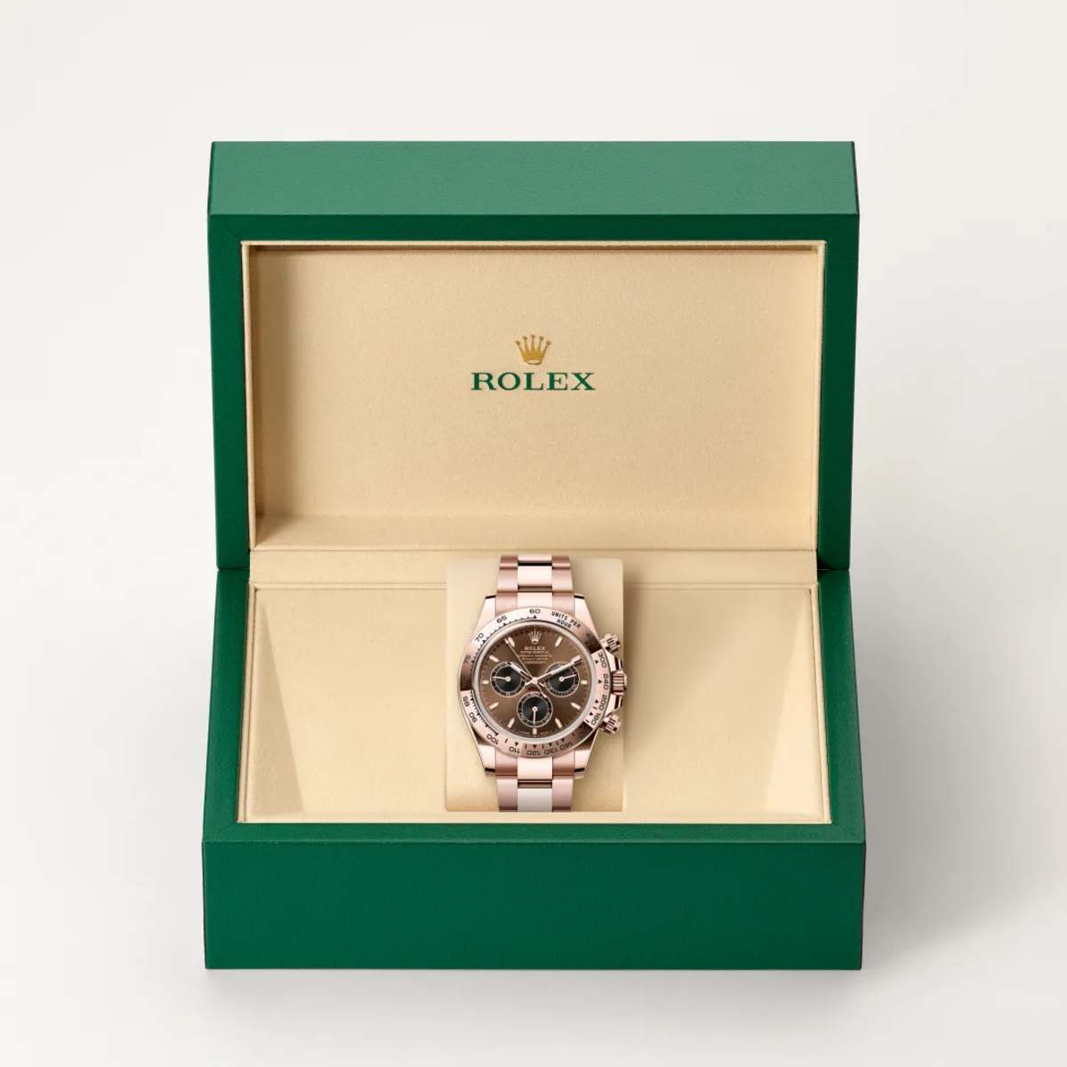 Rolex Cosmograph Daytona 40 i 18 karat Everose guld, M126505-0005 - Bucherer