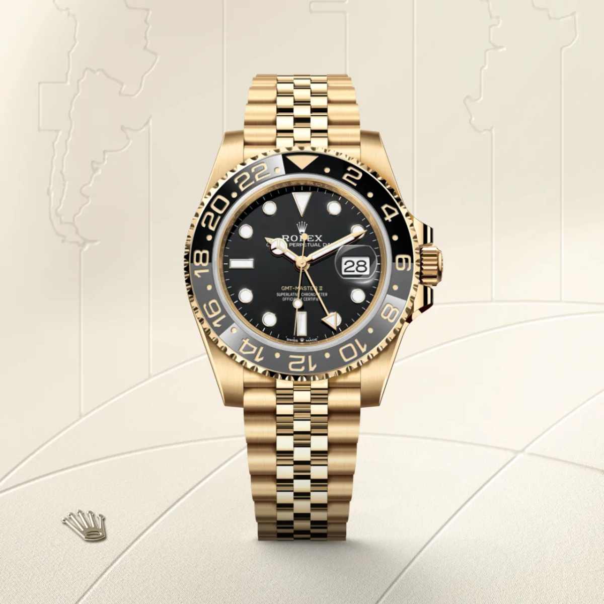 Rolex GMT-Master II in 18 ct yellow gold, M126718GRNR-0001 - Bucherer