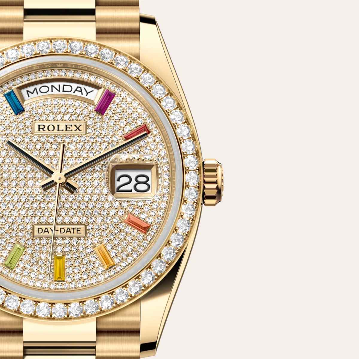 Rolex Day-Date 36 in 18 ct yellow gold, M128348RBR-0030 | Bucherer US