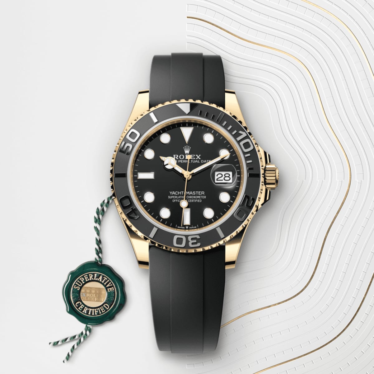 Rolex Yacht Master 42 
 i 18 karat gult guld, M226658-0001 - Bucherer