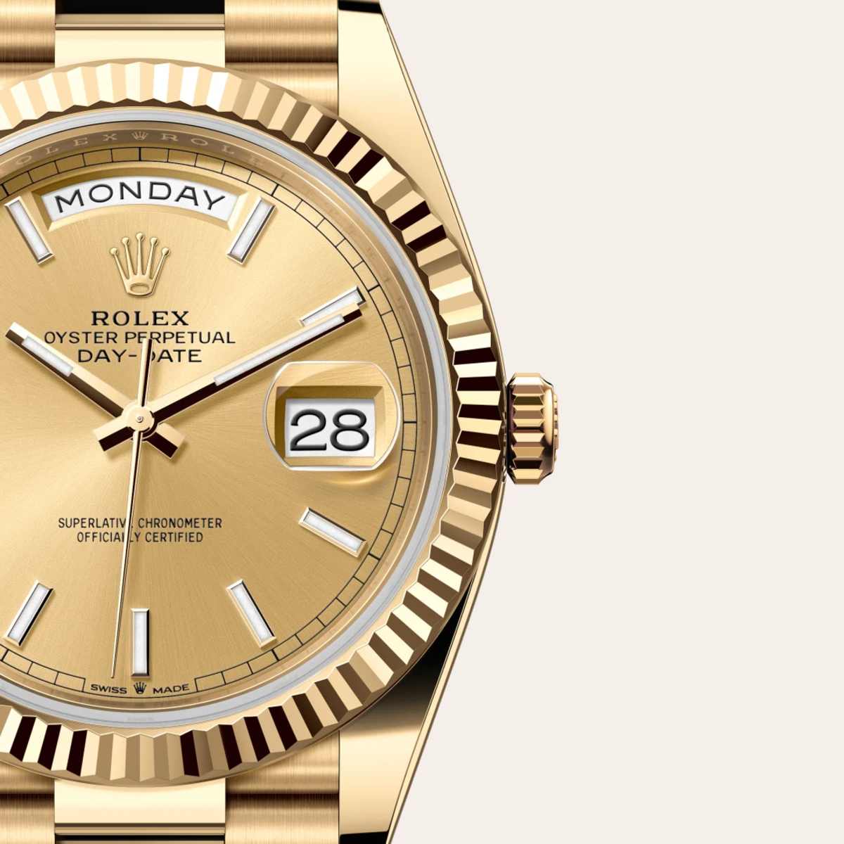 Rolex Day-Date 
 in 18 ct yellow gold, M228238-0003 - Bucherer