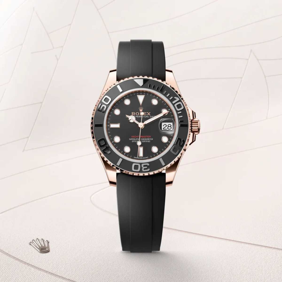 Rolex Yacht-Master 37 in 18 ct Everose gold, M268655-0017 - Bucherer