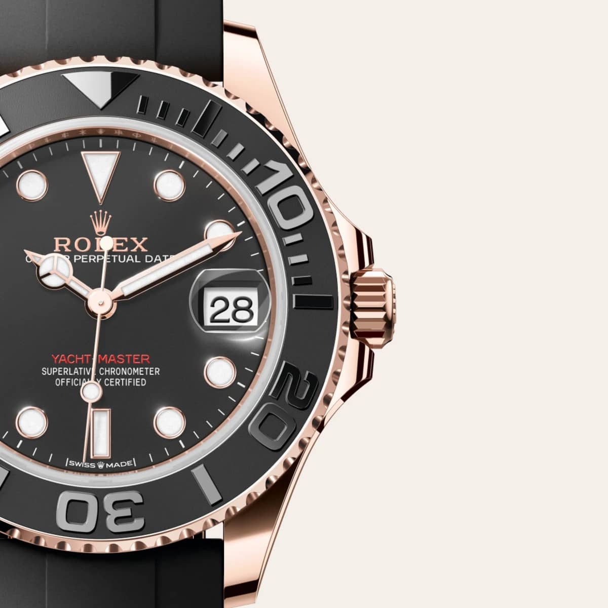 Rolex Yacht-Master 37 in 18 ct Everose gold, M268655-0017 - Bucherer
