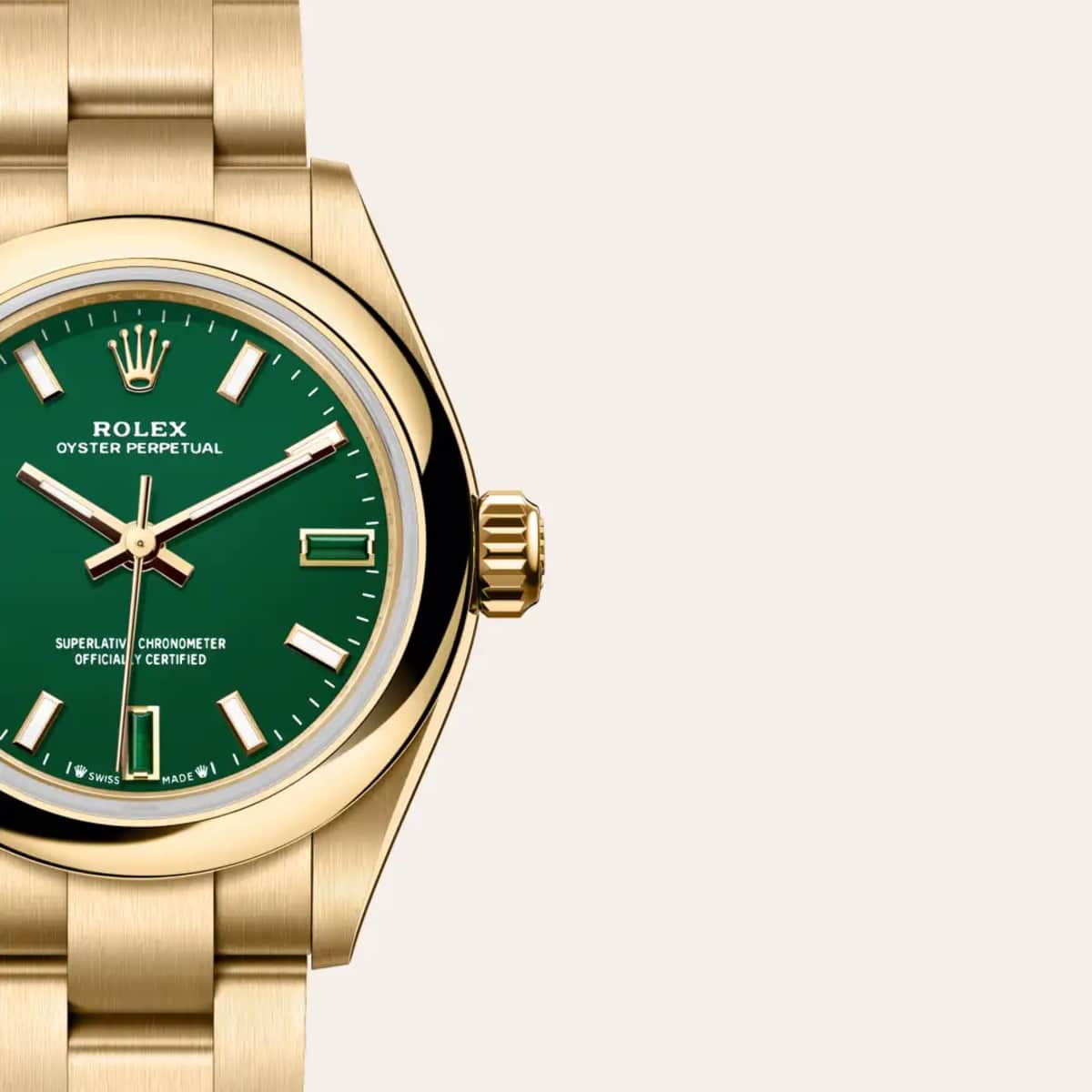 Rolex Oyster Perpetual 28
in 18 Karat Gelbgold, M276208-0002 - Bucherer