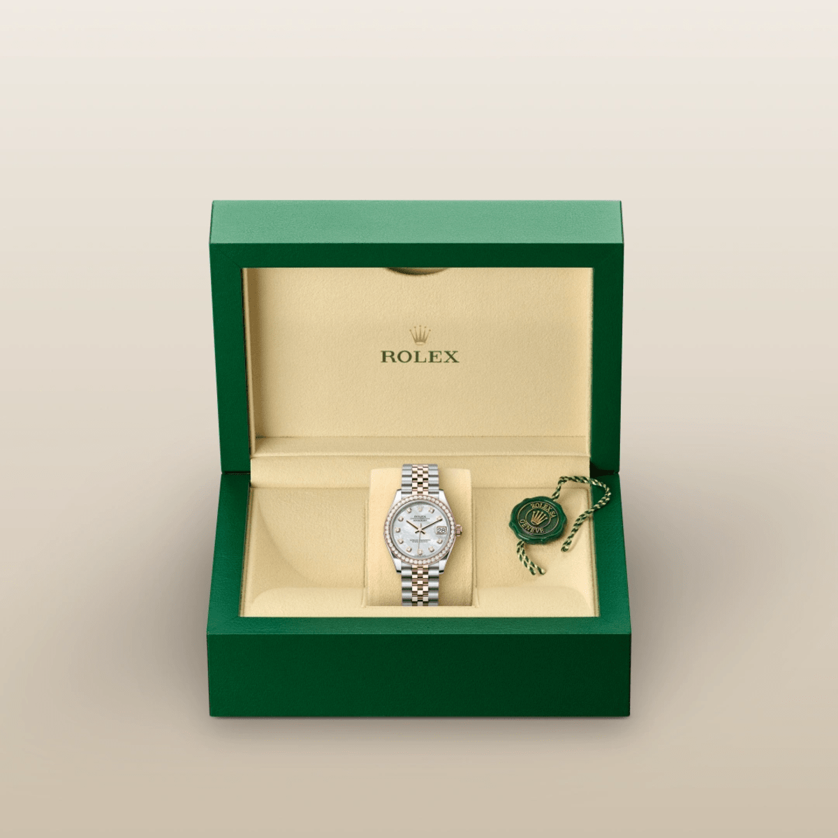 Rolex Datejust 31 in Everose Rolesor - combination of Oystersteel and Everose gold, M278381RBR-0026 - Bucherer