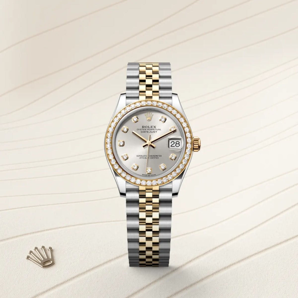 Rolex Datejust 31 in Yellow Rolesor - combination of Oystersteel and yellow gold, M278383RBR-0020 - Bucherer