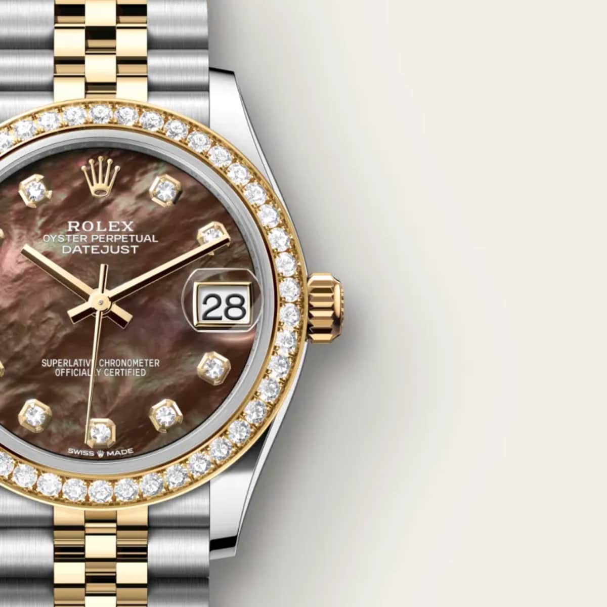 Rolex Datejust 31 in Rolesor gelb (Kombination aus Edelstahl Oystersteel und Gelbgold), M278383RBR-0024 - Bucherer