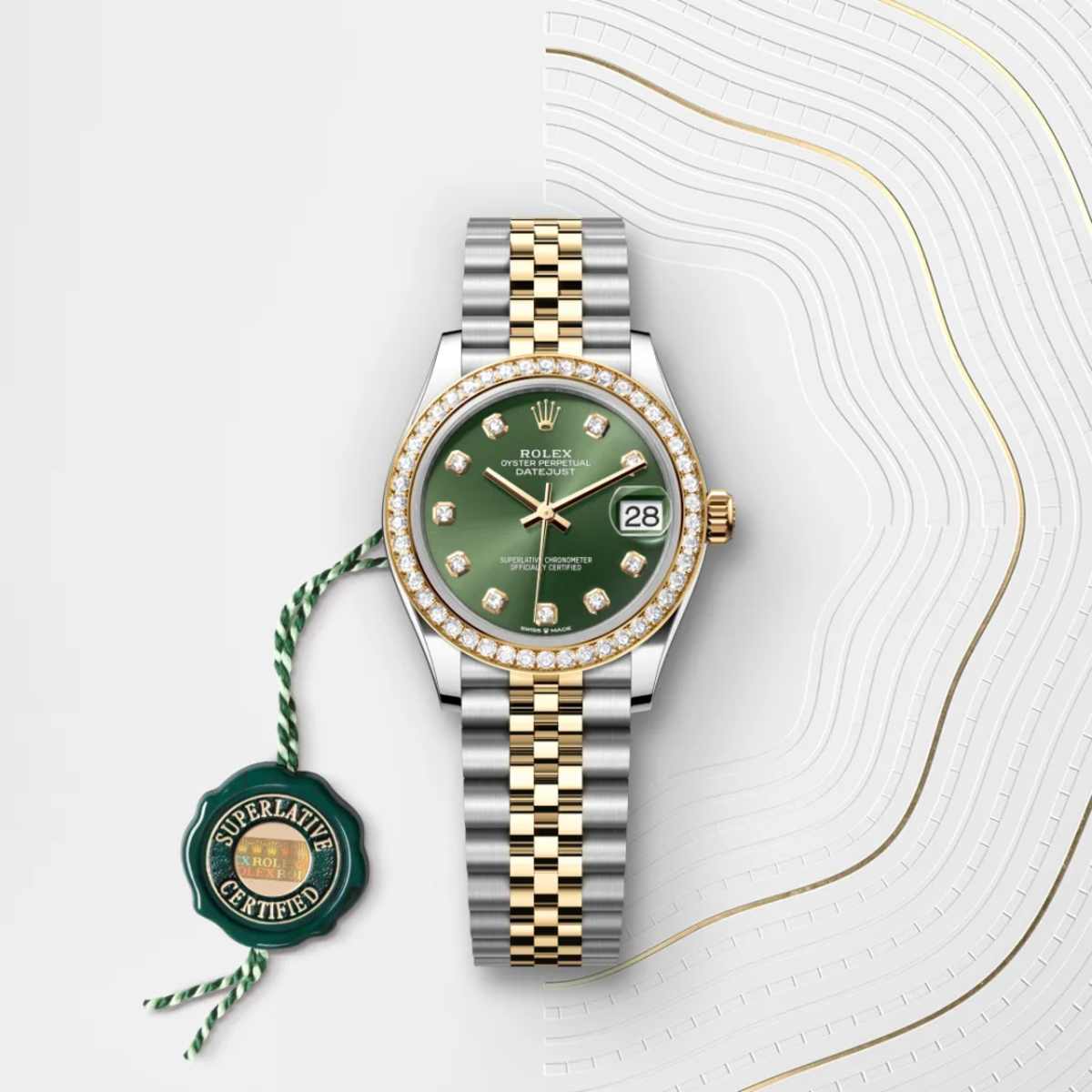 Rolex Datejust 31 in Yellow Rolesor - combination of Oystersteel and yellow gold, M278383RBR-0030 - Bucherer