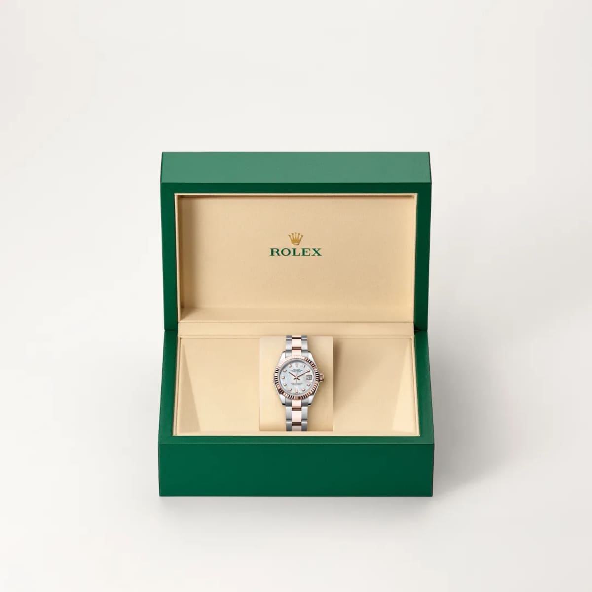 Rolex Datejust 28 in Everose Rolesor - combination of Oystersteel and Everose gold, M279171-0014 - Bucherer