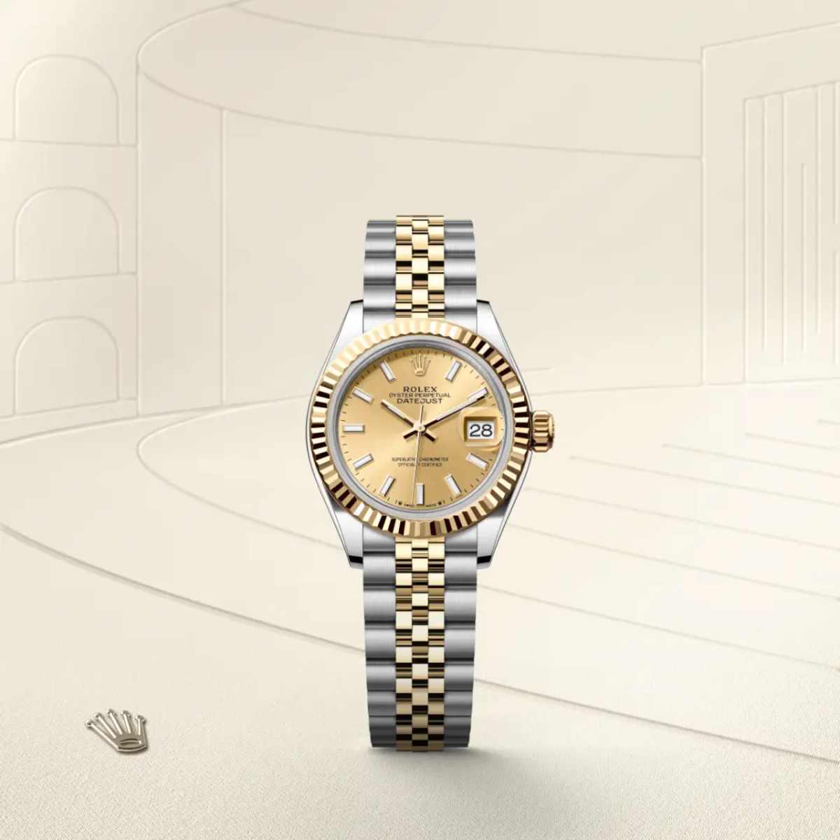Rolex Lady-Datejust in Yellow Rolesor - combination of Oystersteel and yellow gold, M279173-0001 - Bucherer