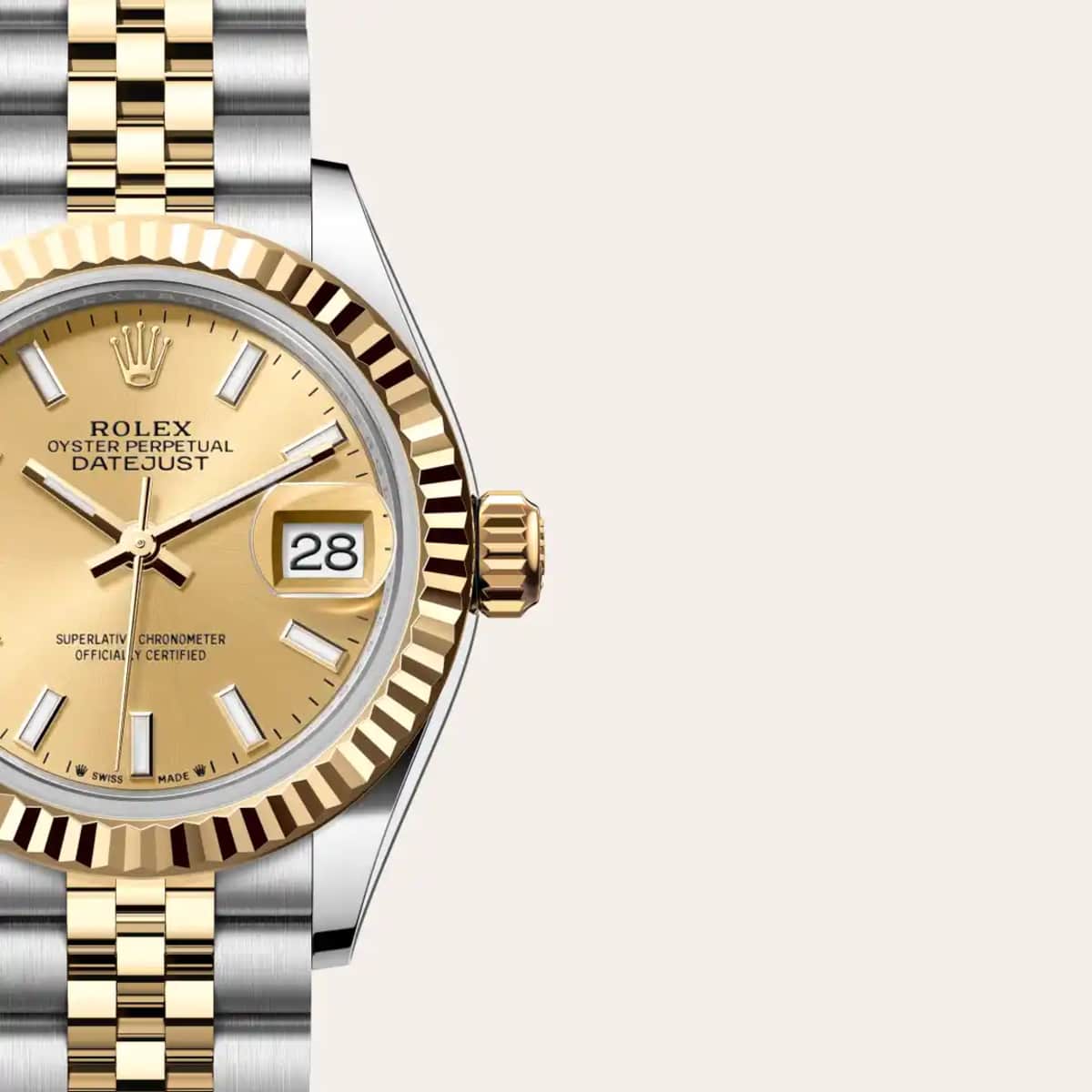 Rolex Lady-Datejust in Yellow Rolesor - combination of Oystersteel and yellow gold, M279173-0001 - Bucherer