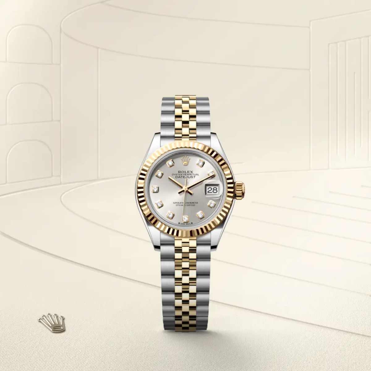 Rolex Lady-Datejust in Rolesor gelb (Kombination aus Edelstahl Oystersteel und Gelbgold), M279173-0007 - Bucherer