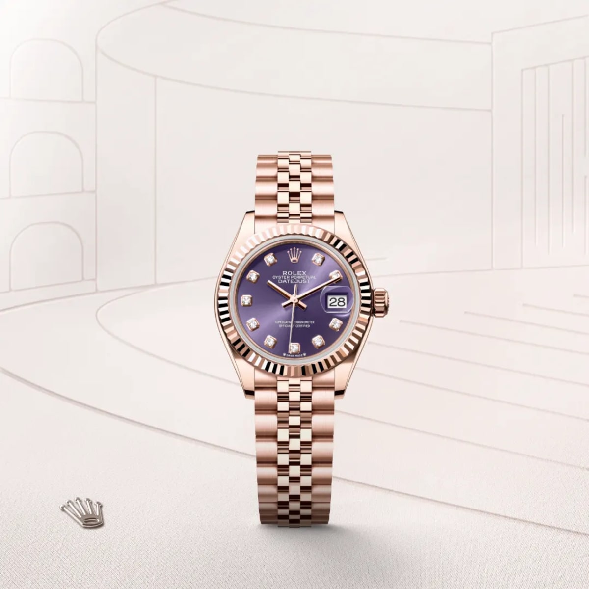 Lady-Datejust 28 
, 