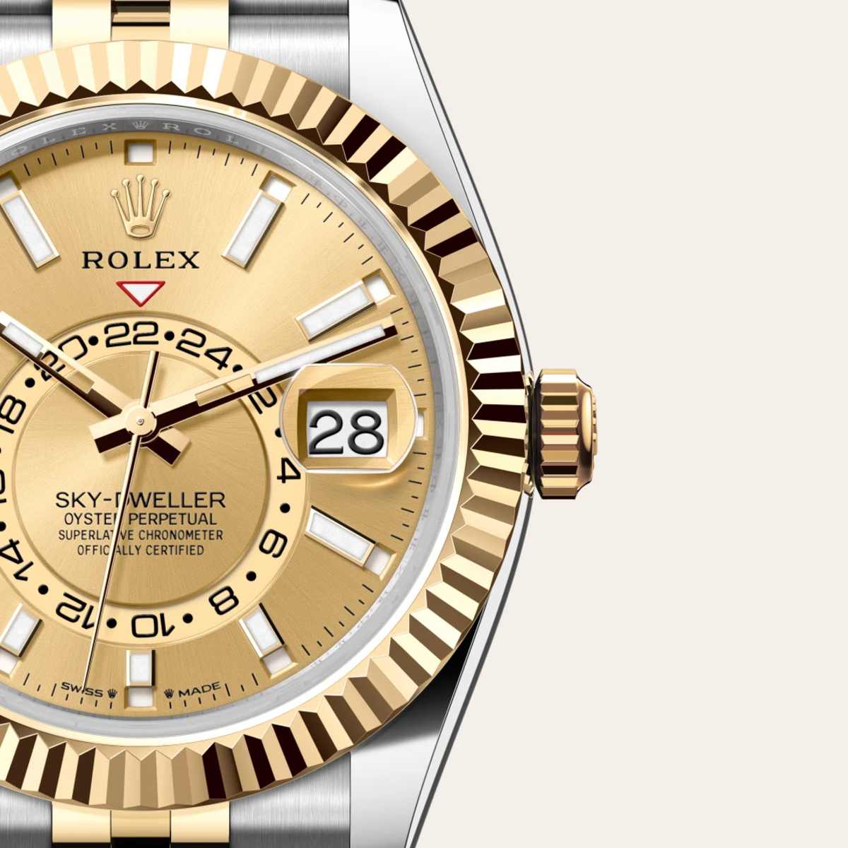 Rolex Sky-Dweller in Yellow Rolesor - combination of Oystersteel and yellow gold, M336933-0002 - Bucherer