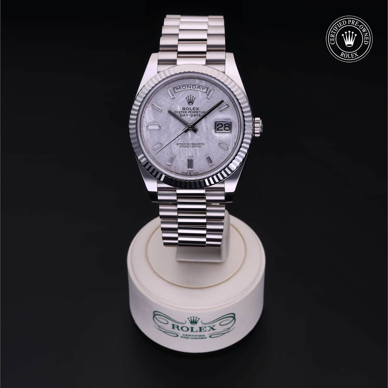 Rolex Day-Date in White Gold, 228239 - Bucherer