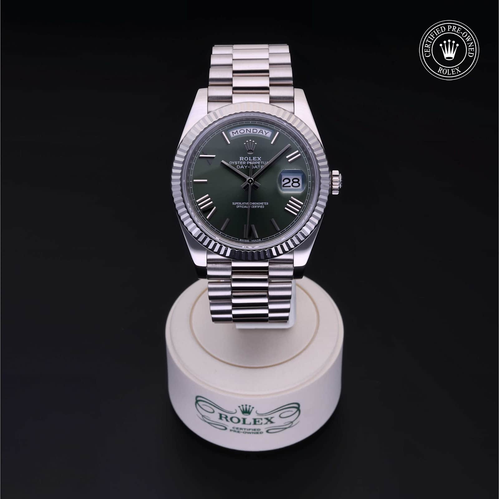 Rolex Day-Date in White Gold, 228239 - Bucherer