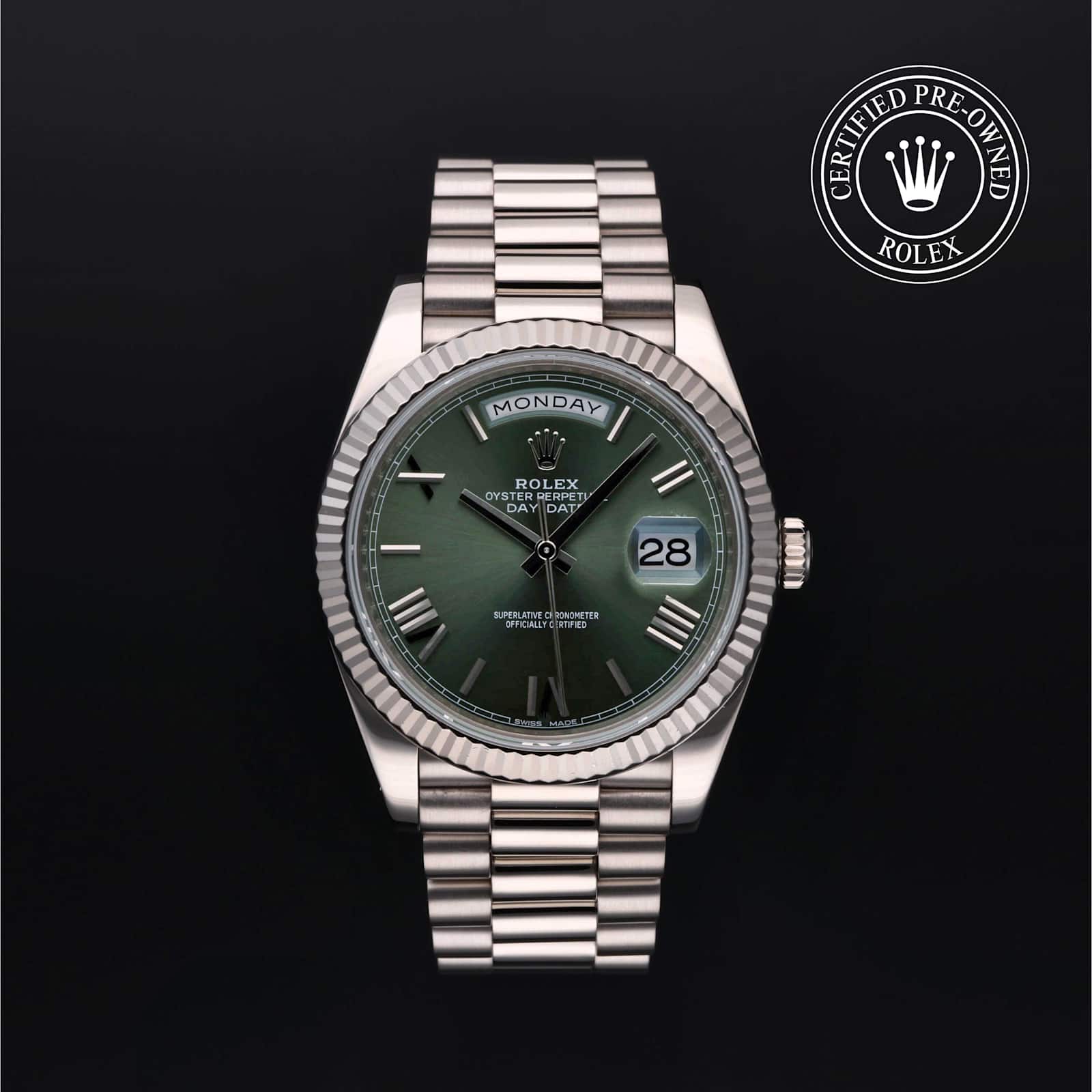 Rolex Day-Date in White Gold, 228239 - Bucherer