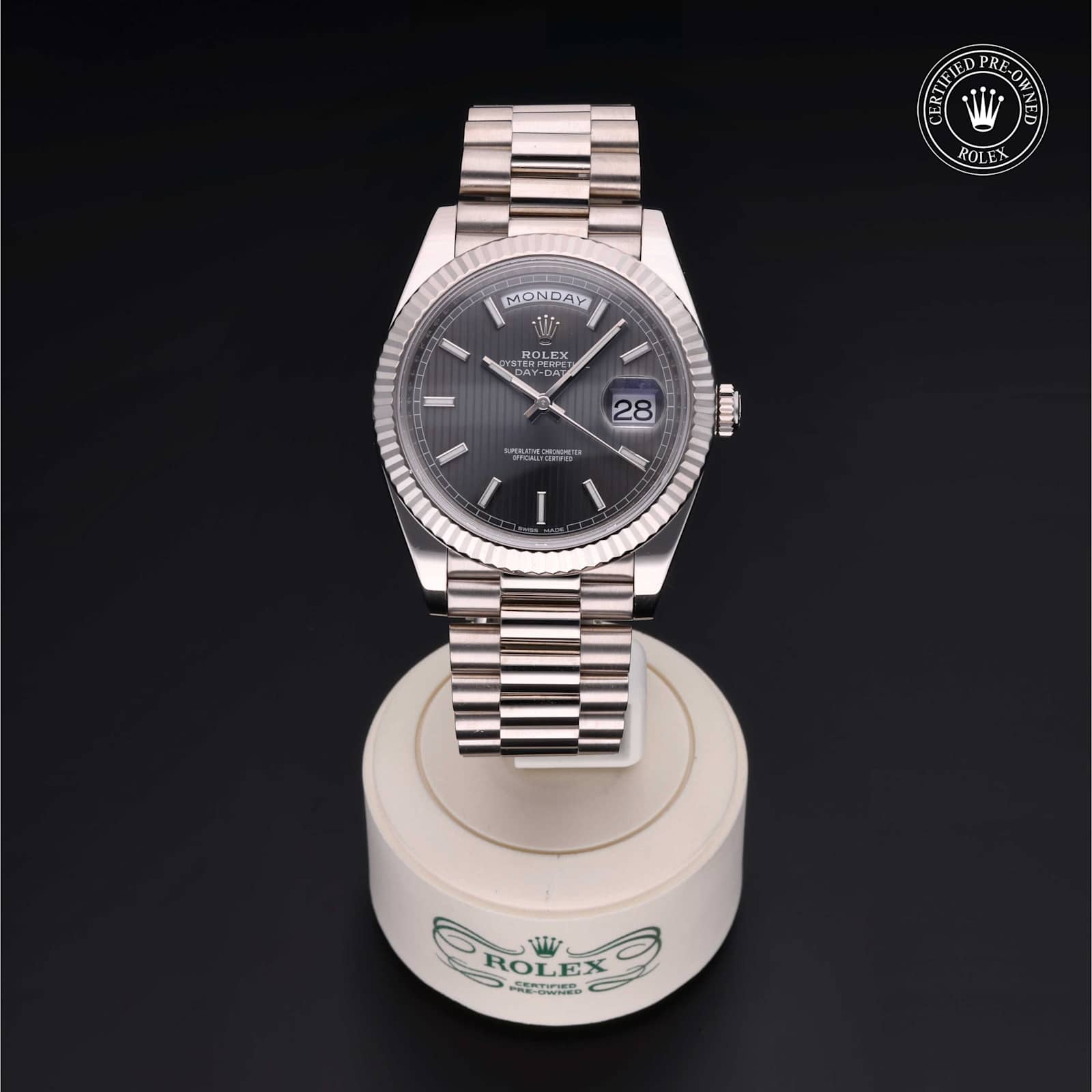 Rolex Day-Date in White Gold, 228239 - Bucherer