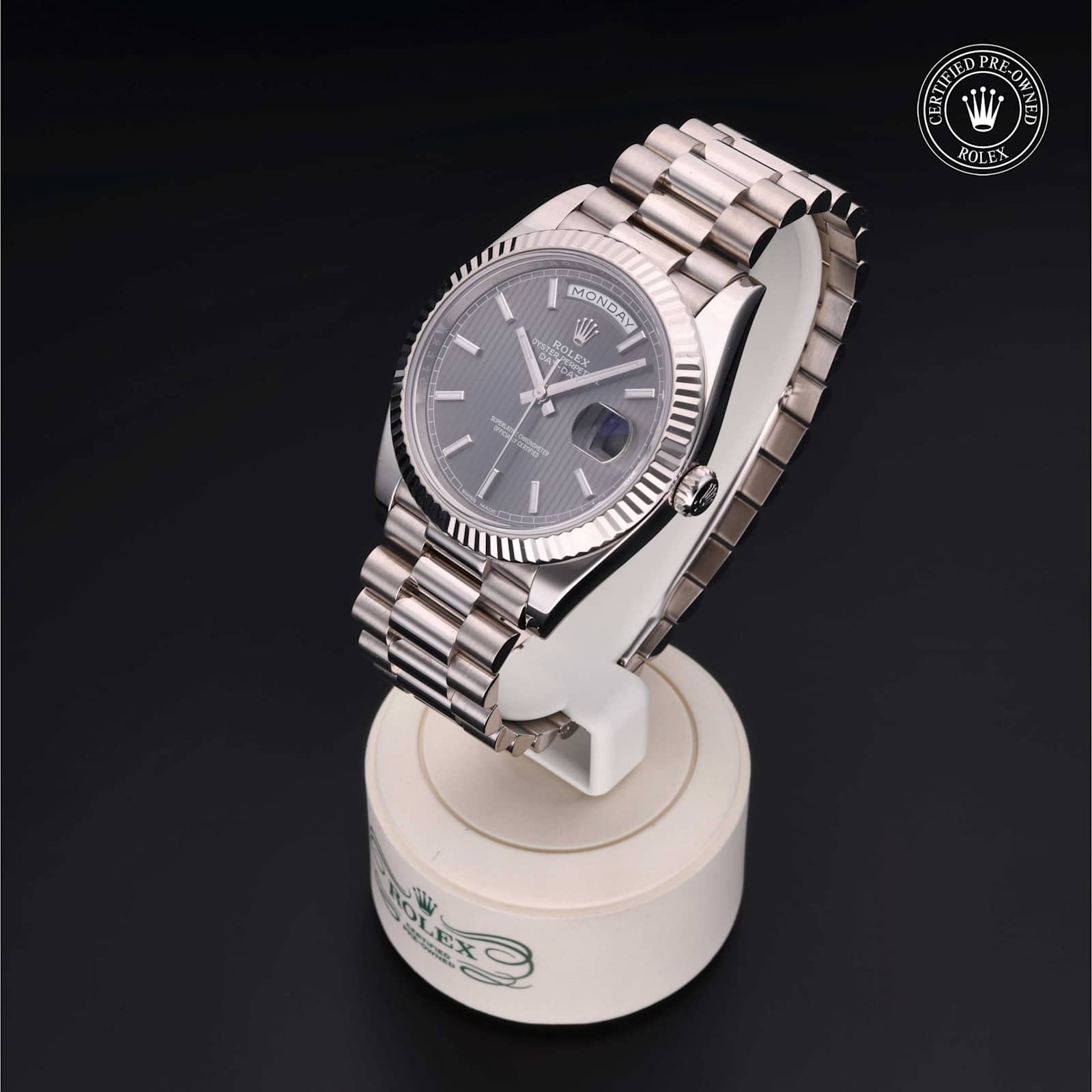 Rolex Day-Date in White Gold, 228239 - Bucherer
