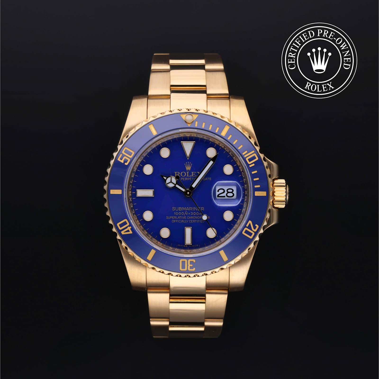 Rolex Submariner Date in Yellow Gold, 116618 - Bucherer