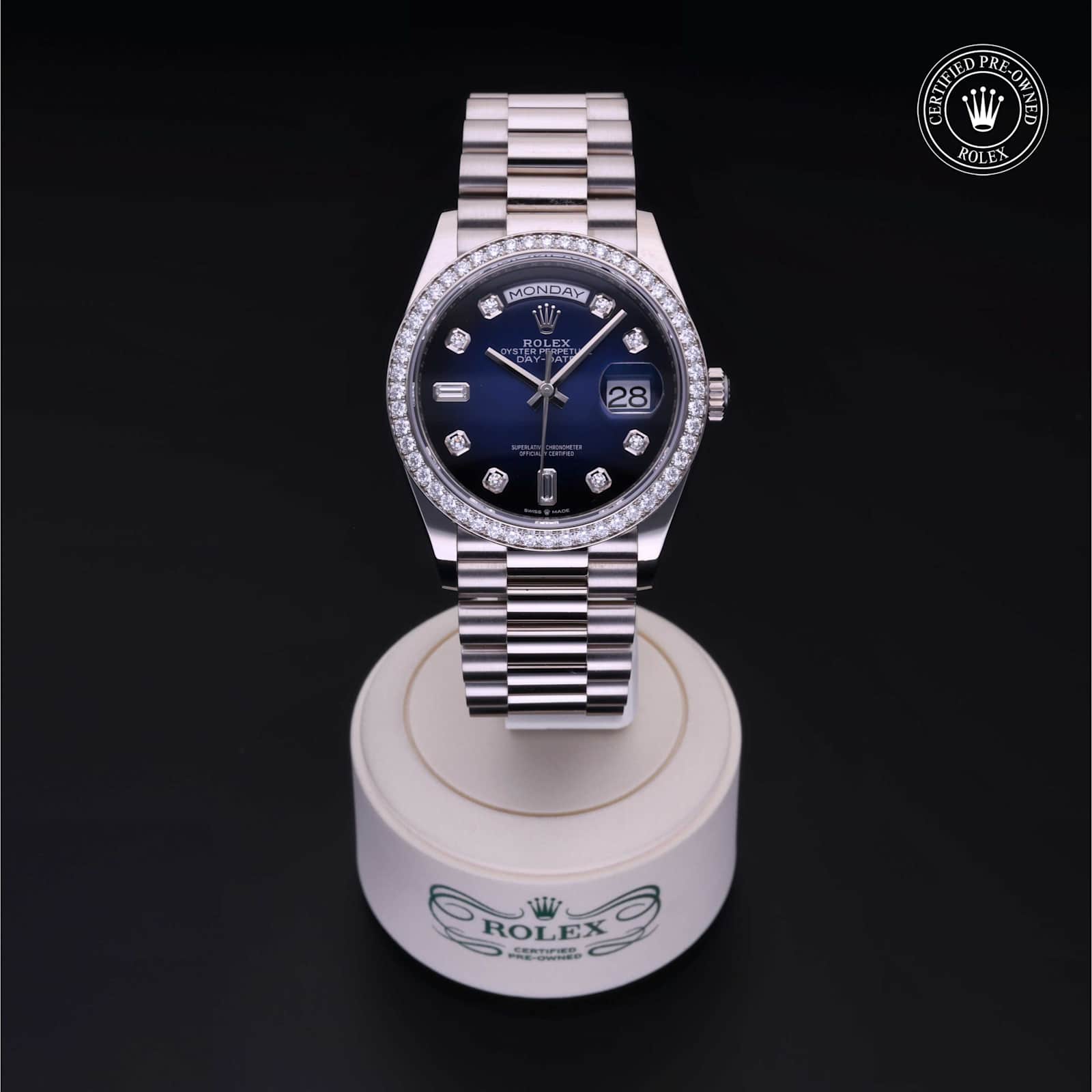 Rolex Day-Date in White Gold, 128349 - Bucherer