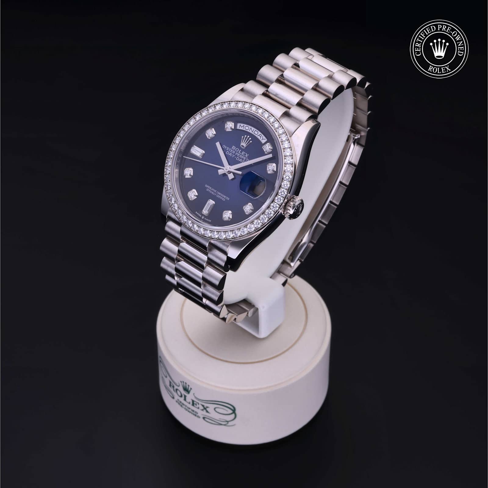 Rolex Day-Date in White Gold, 128349 - Bucherer