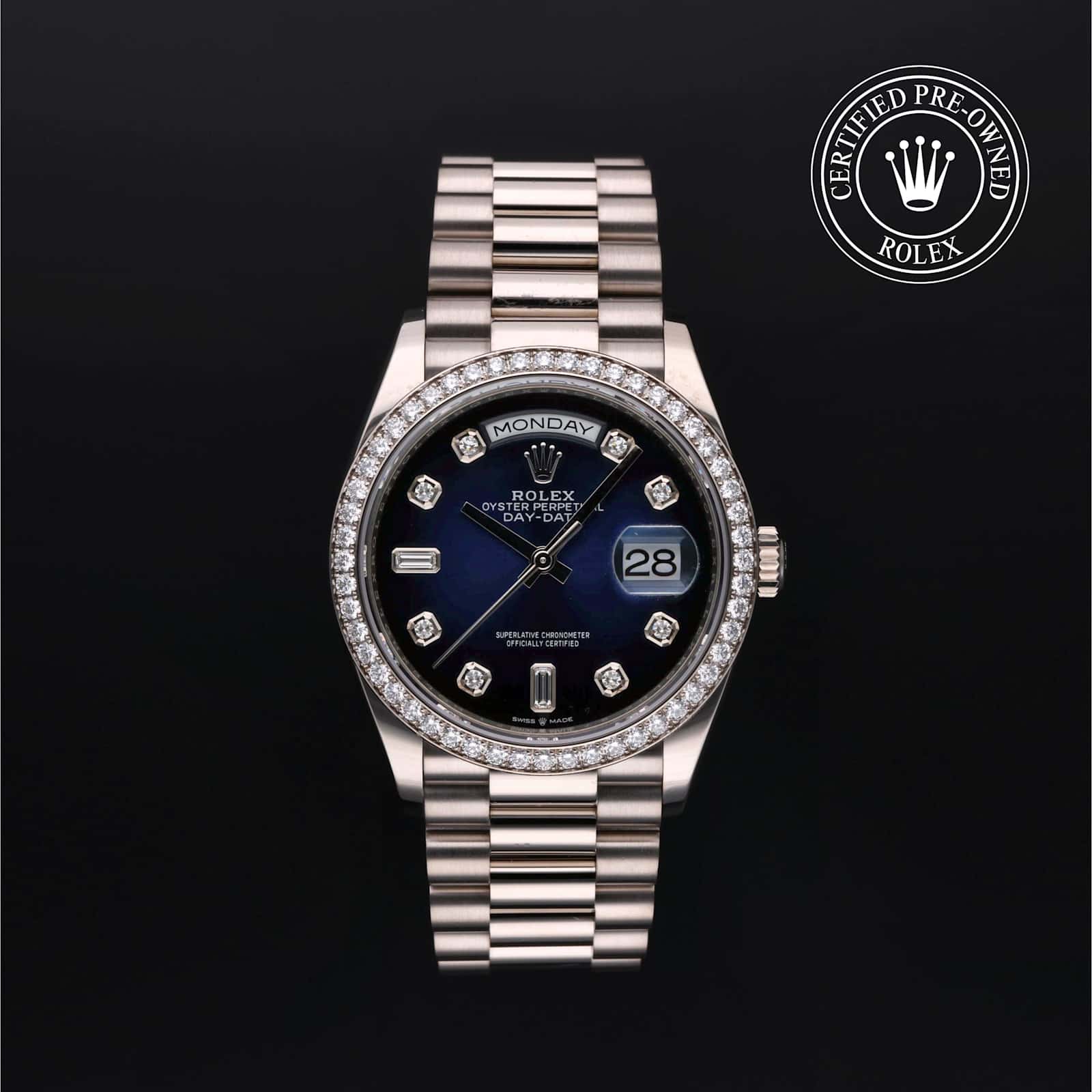 Rolex Day-Date in White Gold, 128349 - Bucherer