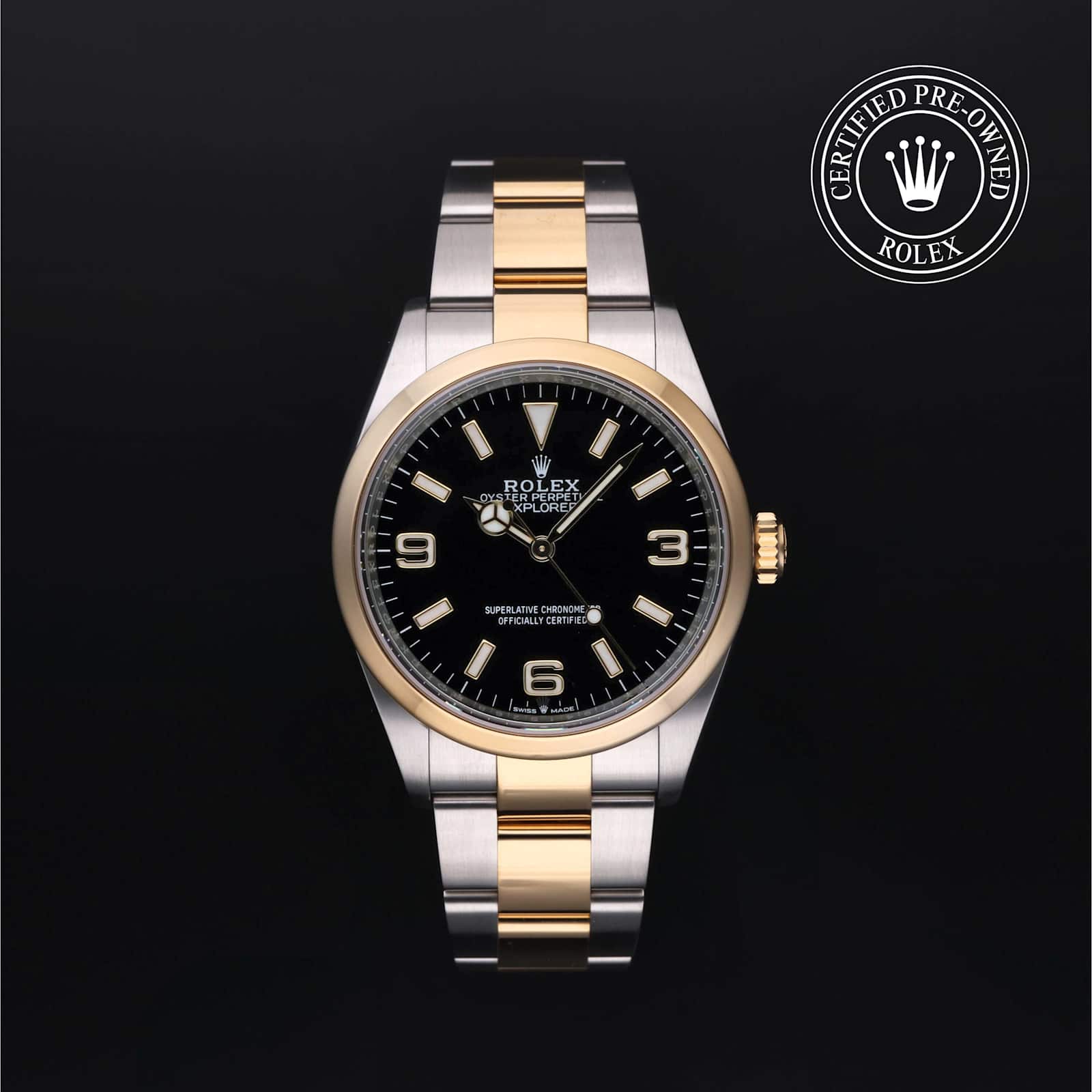 Rolex Explorer in Steel/Yellow Gold, 124273 - Bucherer
