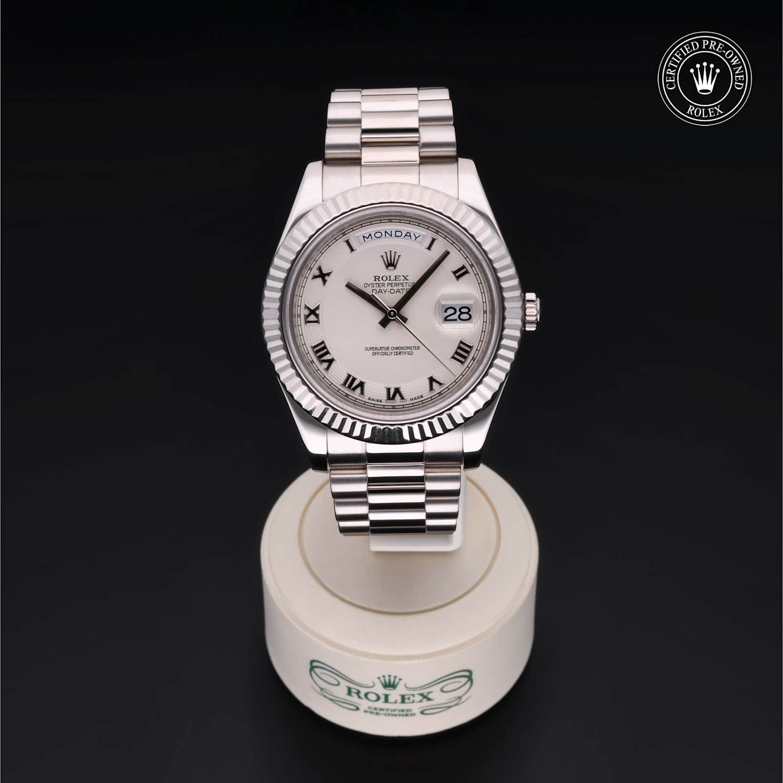 Rolex Day-Date in White Gold, 218239 - Bucherer