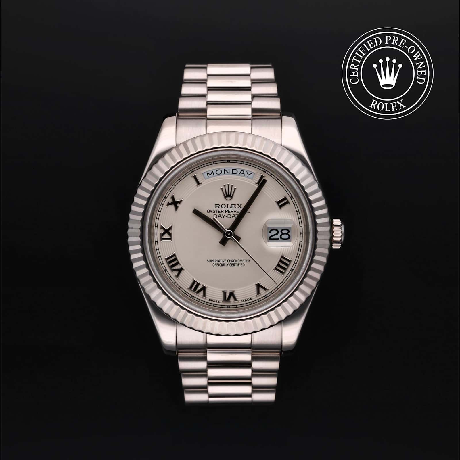 Rolex Day-Date in White Gold, 218239 - Bucherer
