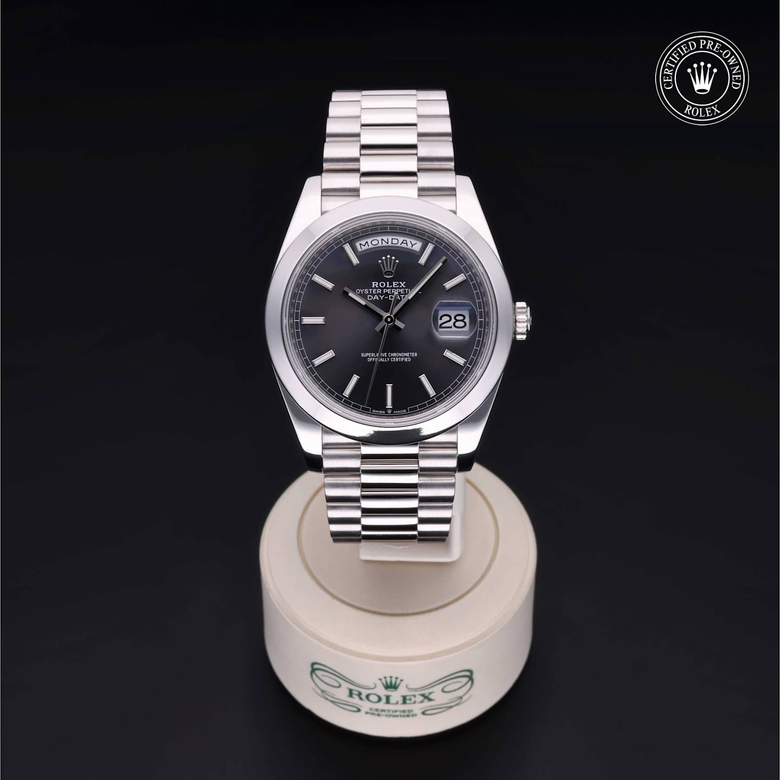Rolex Day-Date in Platinum, 228206 - Bucherer