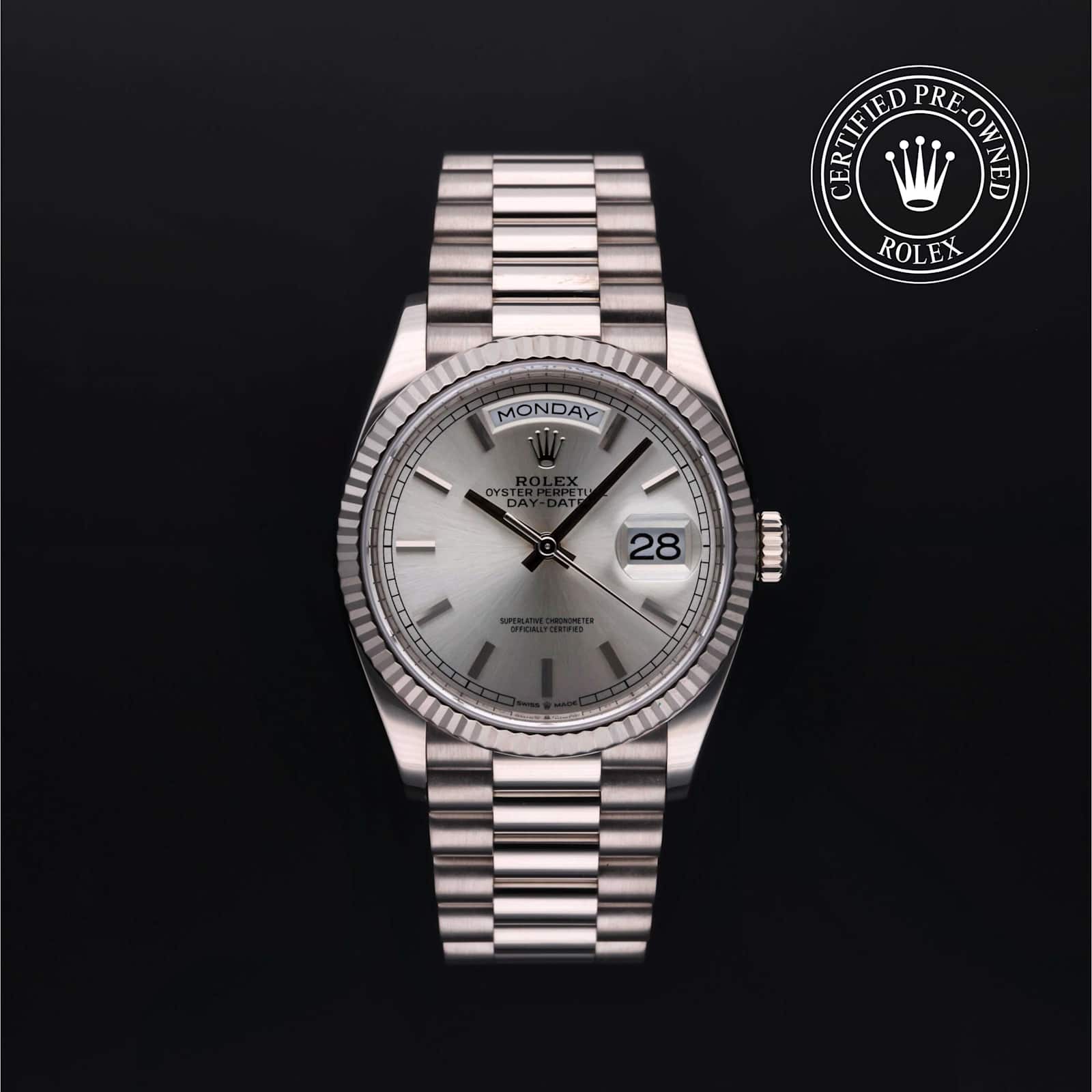 Rolex Day-Date in White Gold, 128239 - Bucherer