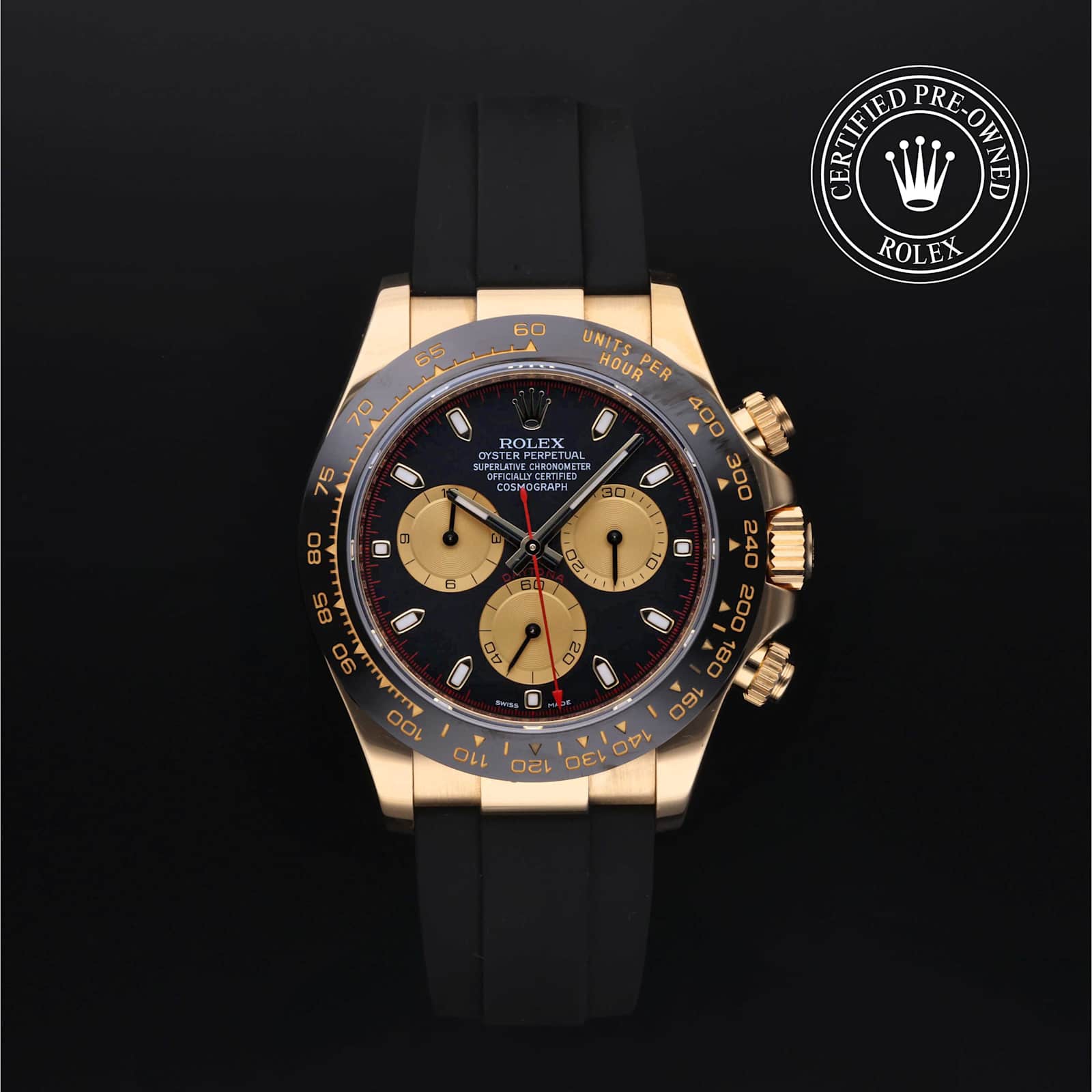 Rolex Cosmograph Daytona in Yellow Gold, 116518LN - Bucherer