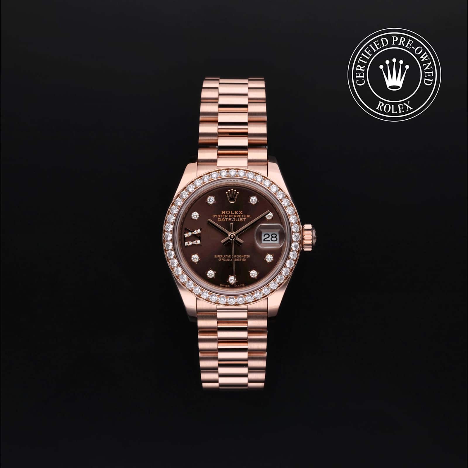 Rolex Lady-Datejust in Rose Gold, 279135RBR - Bucherer